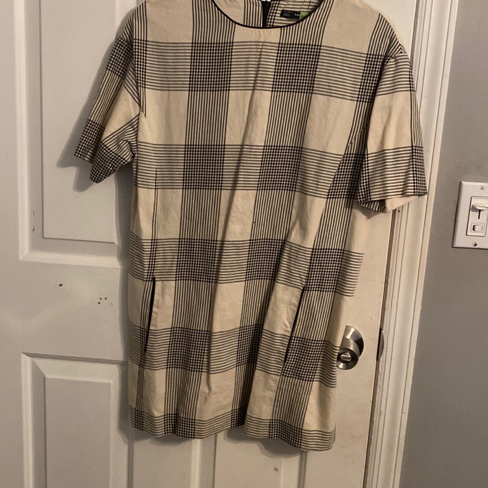 Zara mini plaid dress